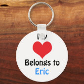 My heart Belongs to Eric Sleutelhanger (Voorkant)