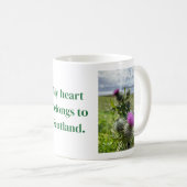 My heart belongs to Scotland. Coffee Mug Koffiemok (Voorkant rechts)