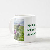 My heart belongs to Scotland. Coffee Mug Koffiemok (Voorkant links)
