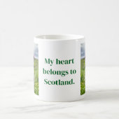 My heart belongs to Scotland. Coffee Mug Koffiemok (Center)