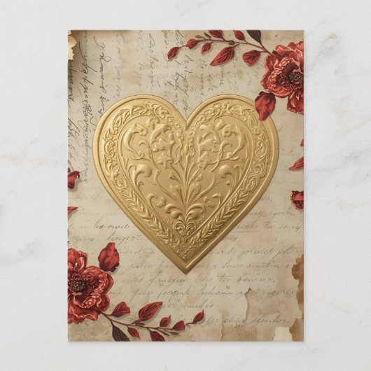 My Heart  Briefkaart (Voorkant)