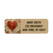 My Heart  Etiket (Voorkant)