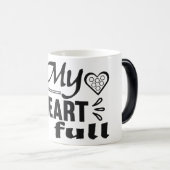 my heart full magische mok (Voorkant rechts)
