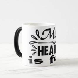 my heart full magische mok
