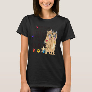 My Heart Is Filled With Love German Shepherd Dog O T-shirt