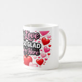 My Heart Is Forever Yours Valentine Love  Koffiemok (Voorkant rechts)