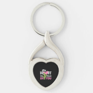 My Heart Is Stuck On You Cactus Heartfelt Design  Sleutelhanger