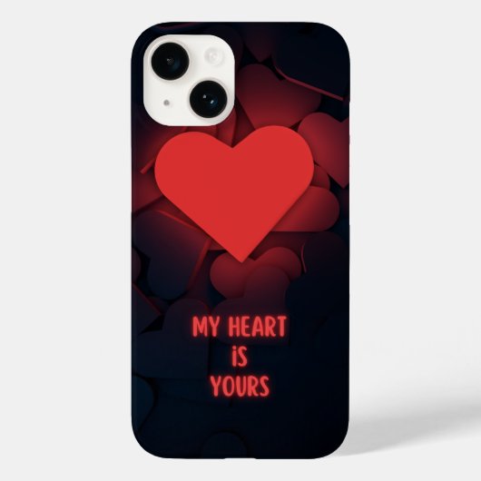 My Heart Is Yours iPhone 14 Hoesje (Achterkant)