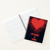 My Heart Is Yours Notebook Notitieboek (Binnen)
