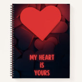 My Heart Is Yours Notebook Notitieboek (Voorkant)