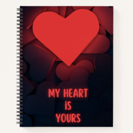 My Heart Is Yours Notebook Notitieboek