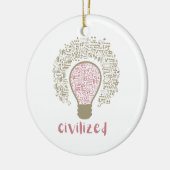 My Heart Lumi Classic Civilized Art Design for Mus Keramisch Ornament (Links)