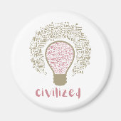 My Heart Lumi Classic Civilized Art Design for Mus Magneet (Voorkant)