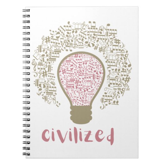 My Heart Lumi Classic Civilized Art Design for Mus Notitieboek (Voorkant)