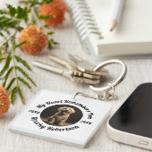 My Heart Remembers You Pet Memorial Sleutelhanger (Voorkant Rechts)