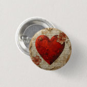 My Heart Ronde Button 3,2 Cm (Voorkant /achterkant)