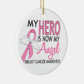 My Here Is Now My Angel Breast Cancer Ornament (Rechts)