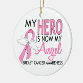 My Here Is Now My Angel Breast Cancer Ornament (Links)