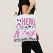 My Here Is Now My Angel Breast Cancer Tote Bag (Dichtbij)