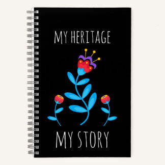 My Heritage My Story Ojibwe Floral Beadwork Notitieboek
