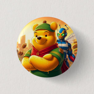 My Hero Academia Winnie the Pooh 1 Ronde Button 3,2 Cm
