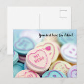 "My Hero" Love Heart Sweets Briefkaart (Voorkant / Achterkant)