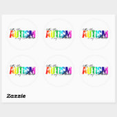 My Hero My Son - autisme Ronde Sticker (Vel)