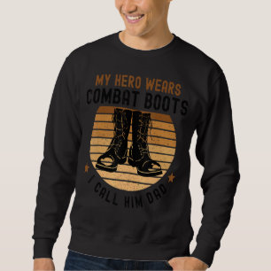 My Hero Wears Combat Boots Vaderdag 2022 Trui