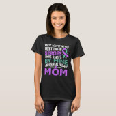 My Heroes I Wear Purple For My Mom Heimer Awarenes T-shirt (Voorkant volledig)