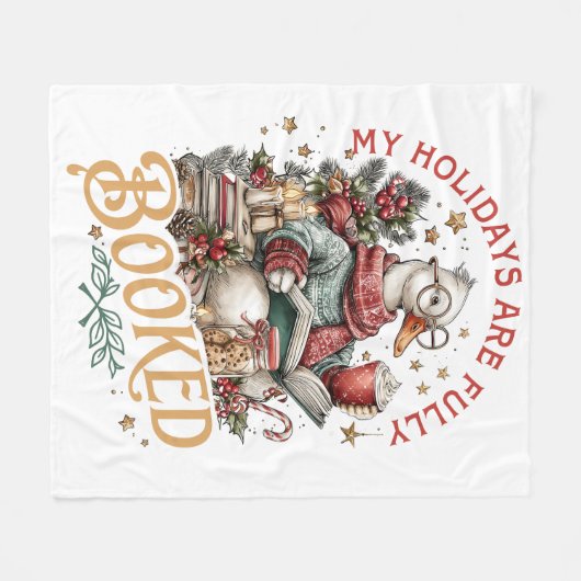 My Holidays Are Fully Booked  Fleece Deken (Voorkant (Horizontaal))