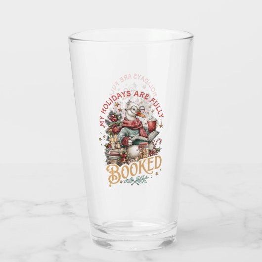 My Holidays Are Fully Booked  Glas (Achterkant)