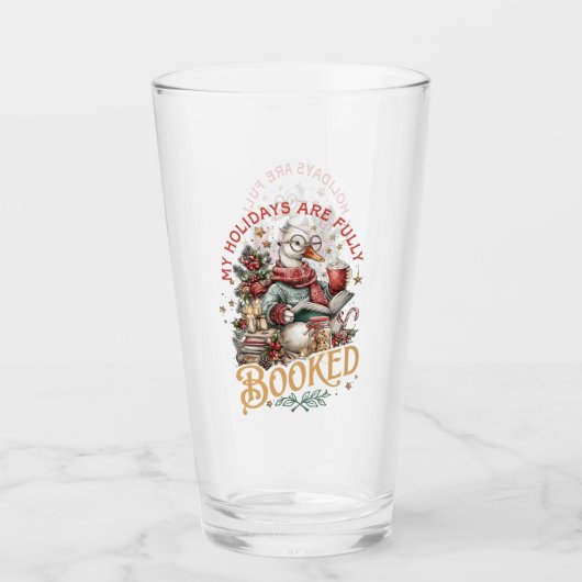 My Holidays Are Fully Booked Glas (Voorkant)