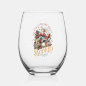 My Holidays Are Fully Booked Wijnglas Zonder Voet (Voorkant)