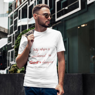 My hoop is verankerd in Gods ontwerp T-shirt