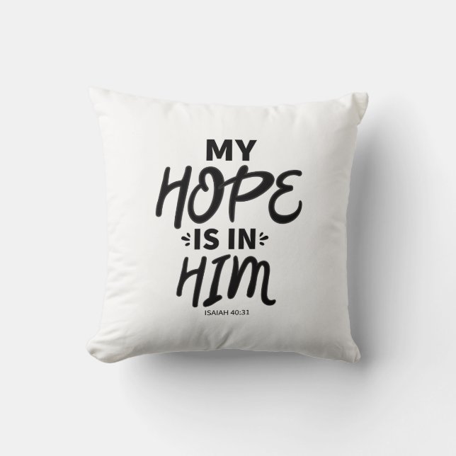 My Hope Good Hope Cotes Gospel Graphics Hope West Kussen (Voorkant)
