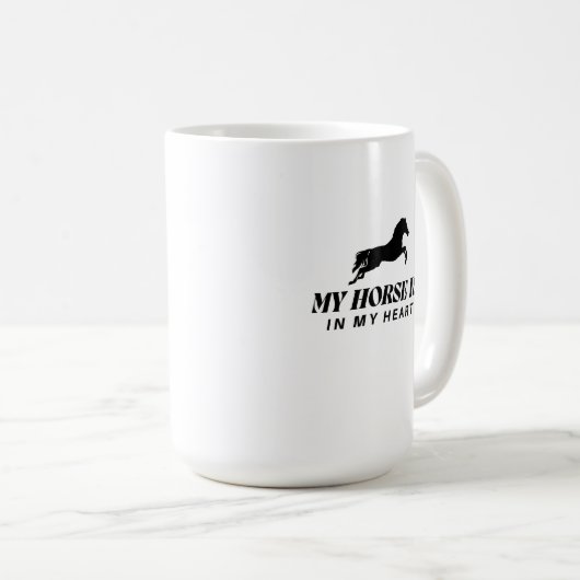 MY HORSE HORSE LOVER SHIRT KOFFIEMOK (Voorkant rechts)