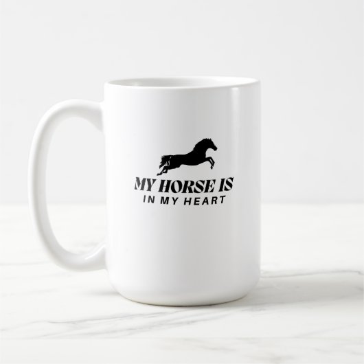 MY HORSE HORSE LOVER SHIRT KOFFIEMOK (Links)