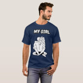 My Hot Girl funny T-shirt (Voorkant volledig)