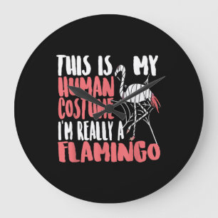 My Human Costume Im Really A Flamingo Mummy Cute Grote Klok
