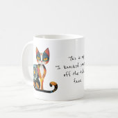 My "I Knocked Something off the Table" Face Cat  Koffiemok (Voorkant links)