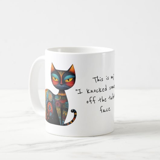 My "I Knocked Something off the Table" Face Funny Koffiemok (Voorkant links)