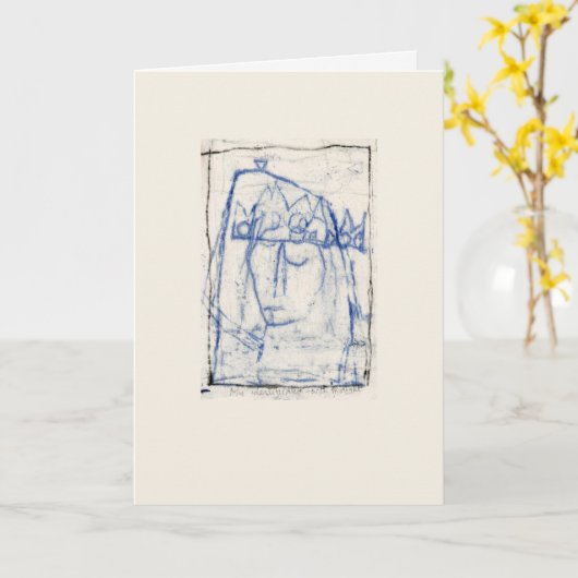 My identification with thoughts  kaart (Gele Bloem)