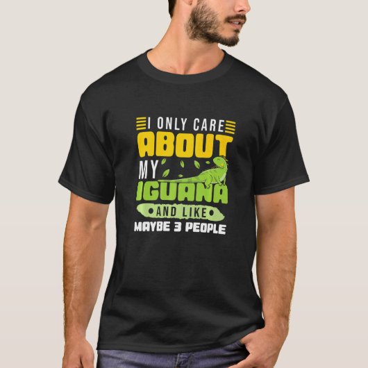 My Iguana and like maybe 3 people Iguana T-shirt (Voorkant)