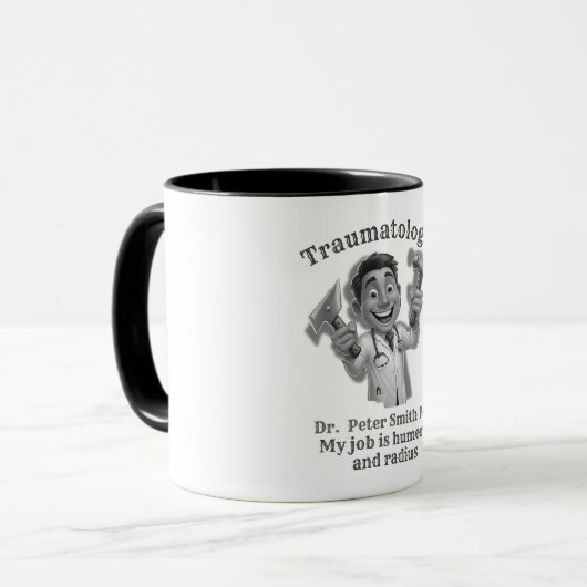 My job is humerus and radius DOCTOR traumatologis Mok (Voorkant links)