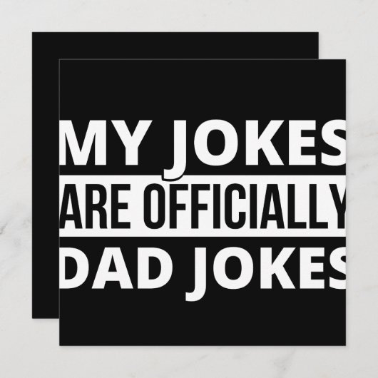 my jokes are dad jokes save the date (Voorkant / Achterkant)