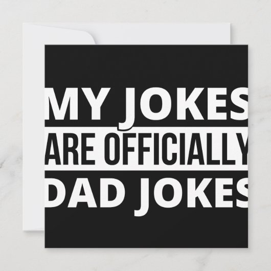 my jokes are dad jokes save the date (Voorkant)