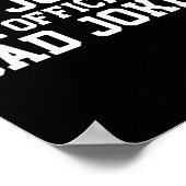 My Jokes Are Ly Dad Jokes Pregnancy Announcement  Poster (Hoek)