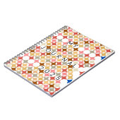 MY JOURNAL 2025 journal with simple graphic shapes Notitieboek (Linkerzijde)