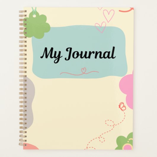 My Journal- Abstract Heart Planner (Voorkant)