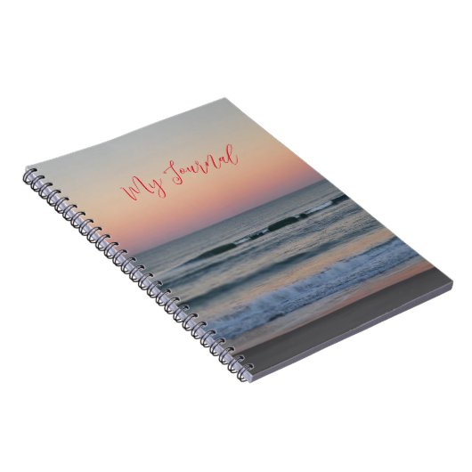 My Journal beroemd gemaakt door The Ocean Notitieboek (Rechterzijde)